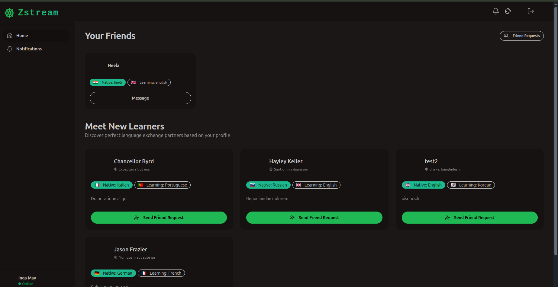 chat and video calling app